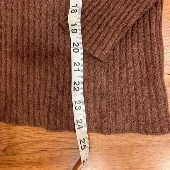 APPARIS | Women’s Sweater | Chocolate Brown | Mock Neck - Picture 3 of 8
